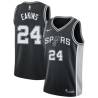 Black Jim Eakins Twill Basketball Jersey -Spurs #24 Eakins Twill Jerseys, FREE SHIPPING