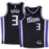 Kings #3 Ike Diogu Black2024 Jersey