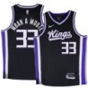 Kings #33 Luc Mbah a Moute Black2024 Jersey