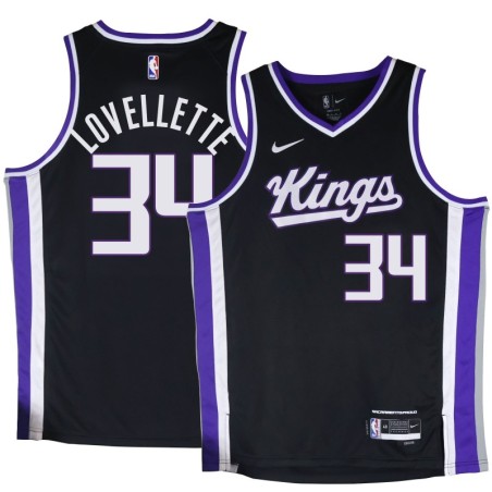 Kings #34 Clyde Lovellette Black2024 Jersey