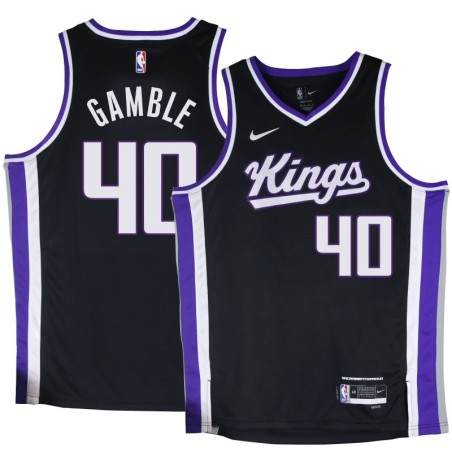 Kings #40 Kevin Gamble Black2024 Jersey