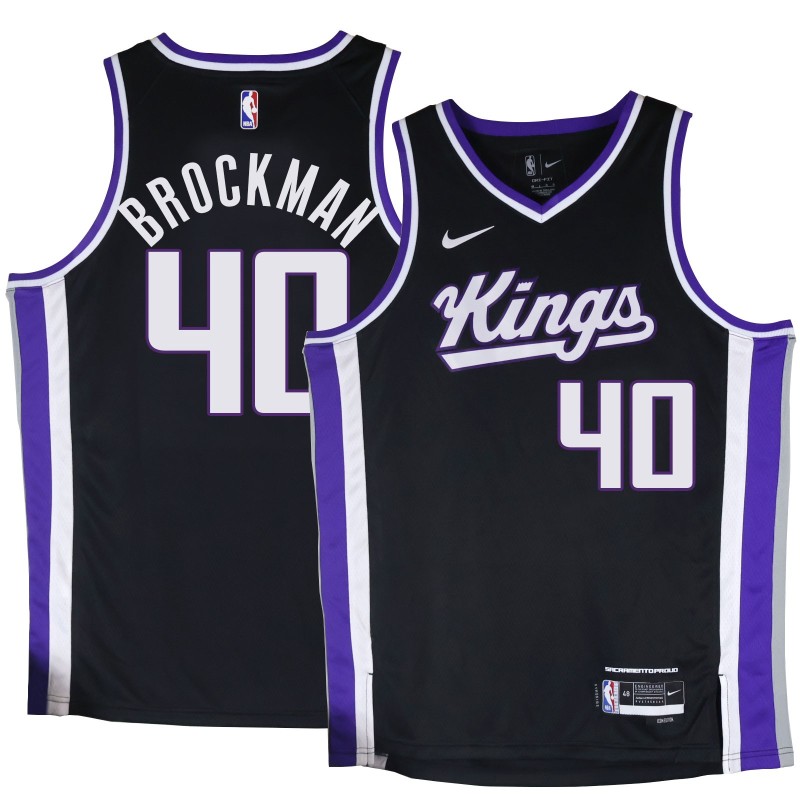 Kings #40 Jon Brockman Black2024 Jersey