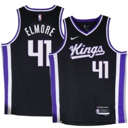 Kings #41 Len Elmore Black2024 Jersey