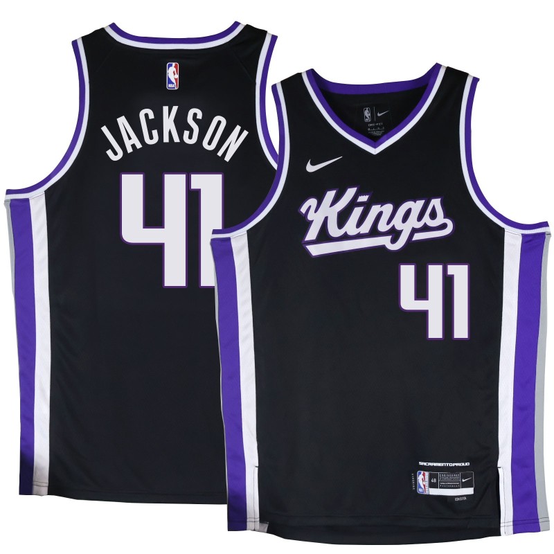 Kings #41 Darnell Jackson Black2024 Jersey