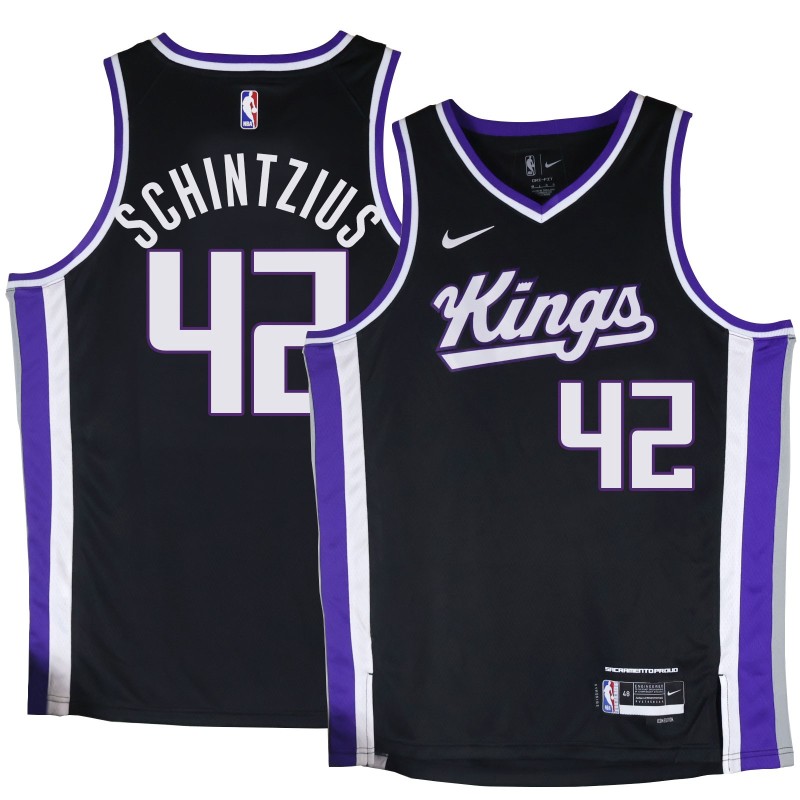 Kings #42 Dwayne Schintzius Black2024 Jersey