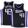 Kings #43 Hawkeye Whitney Black2024 Jersey