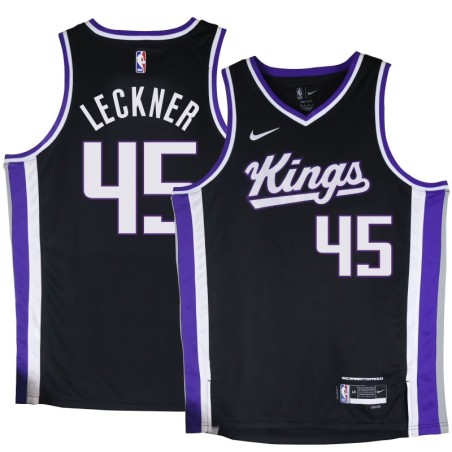 Kings #45 Eric Leckner Black2024 Jersey