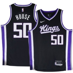 Kings #50 Eddie House Black2024 Jersey