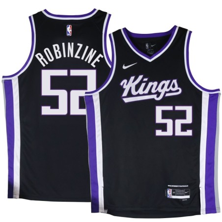 Kings #52 Bill Robinzine Black2024 Jersey