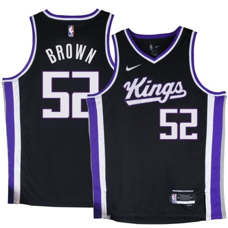 Kings #52 Chucky Brown Black2024 Jersey