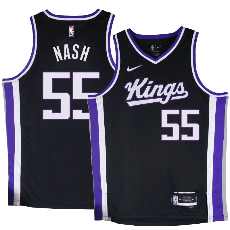 Kings #55 Bob Nash Black2024 Jersey