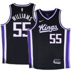 Kings #55 Jason Williams Black2024 Jersey