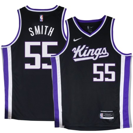 Kings #55 Jabari Smith Black2024 Jersey