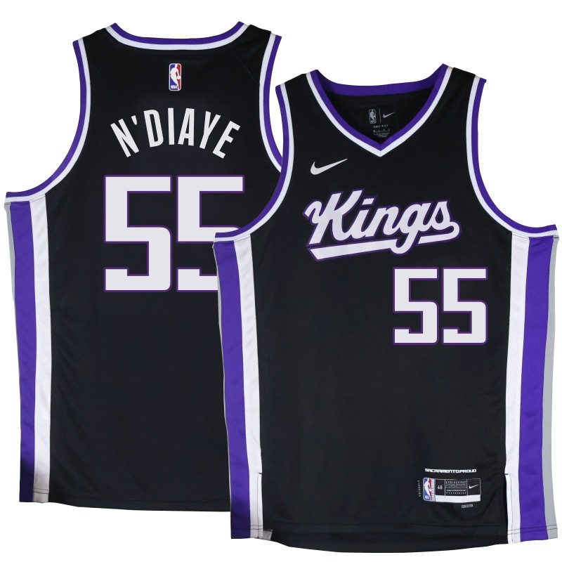 Kings #55 Hamady N'Diaye Black2024 Jersey