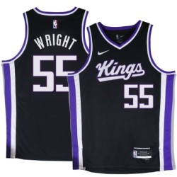 Kings #55 Delon Wright Black2024 Jersey