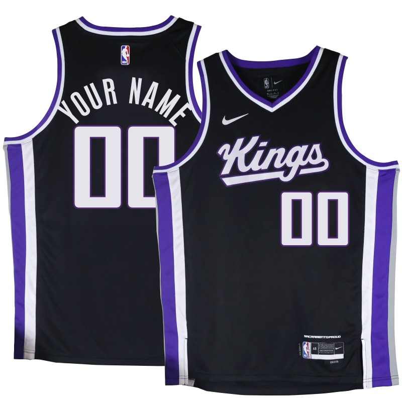 Kings #00 Custom Black2024 Jersey