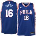 Bailey Howell Twill Basketball Jersey -76ers #16 Howell Twill Jerseys, FREE SHIPPING