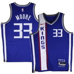 Kings #33 Mikki Moore 2023-24City Blue Jersey