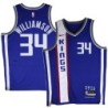 Kings #34 Corliss Williamson 2023-24City Blue Jersey