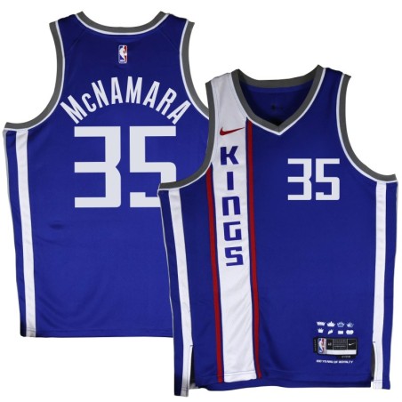 Kings #35 Mark McNamara 2023-24City Blue Jersey