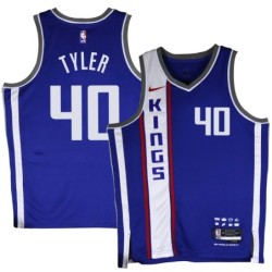 Kings #40 Terry Tyler 2023-24City Blue Jersey