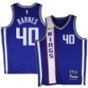 Kings #40 Harrison Barnes 2023-24City Blue Jersey