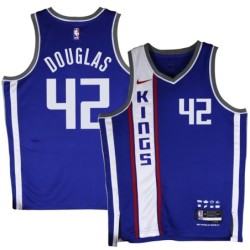 Kings #42 Bruce Douglas 2023-24City Blue Jersey