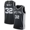 Black Ed Nealy Twill Basketball Jersey -Spurs #32 Nealy Twill Jerseys, FREE SHIPPING