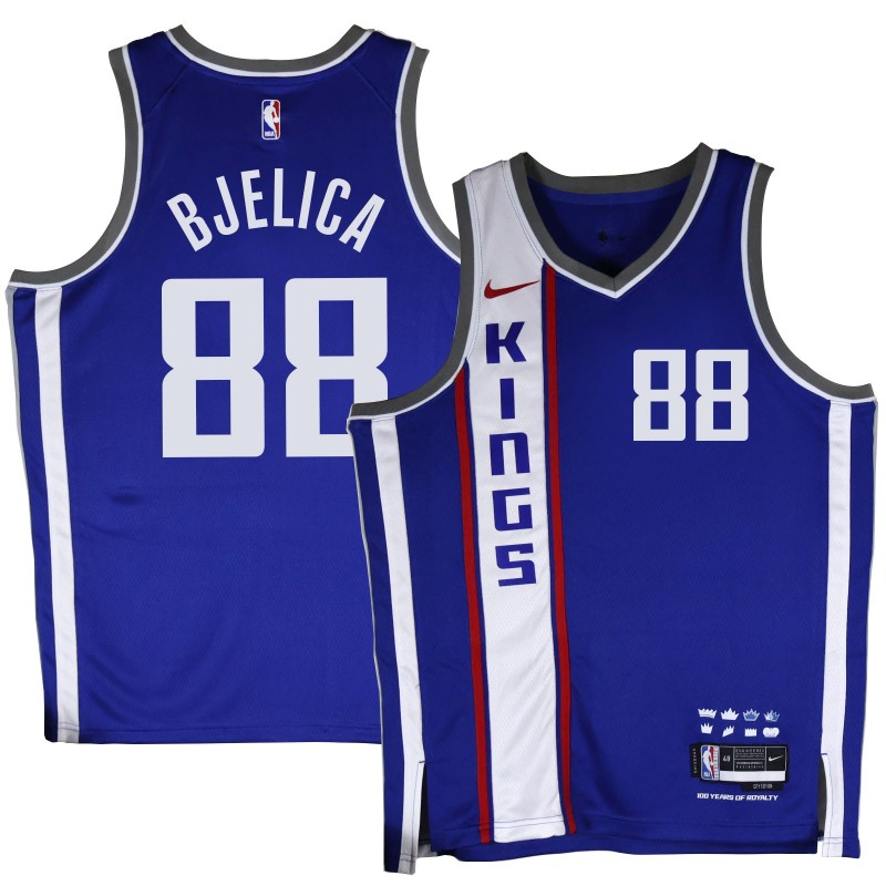 Kings #88 Nemanja Bjelica 2023-24City Blue Jersey