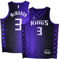 Kings #3 Jack McMahon Purple Black Gradient Jersey