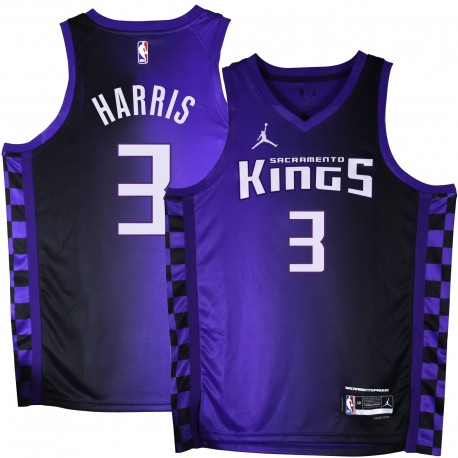 Kings #3 Chris Harris Purple Black Gradient Jersey