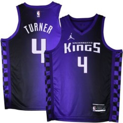 Kings #4 Henry Turner Purple Black Gradient Jersey