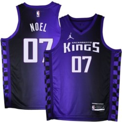 Kings #07 Paul Noel Purple Black Gradient Jersey