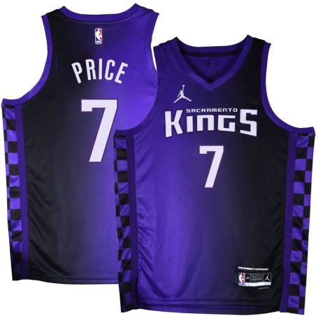 Kings #7 Ronnie Price Purple Black Gradient Jersey
