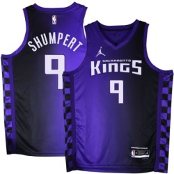 Kings #9 Iman Shumpert Purple Black Gradient Jersey