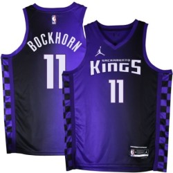 Kings #11 Bucky Bockhorn Purple Black Gradient Jersey