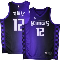 Kings #12 Jo Jo White Purple Black Gradient Jersey