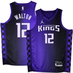 Kings #12 Lloyd Walton Purple Black Gradient Jersey