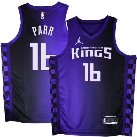 Kings #16 Jack Parr Purple Black Gradient Jersey