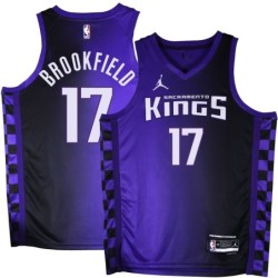 Kings #17 Price Brookfield Purple Black Gradient Jersey