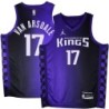 Kings #17 Tom Van Arsdale Purple Black Gradient Jersey