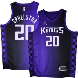 Kings #20 Art Spoelstra Purple Black Gradient Jersey