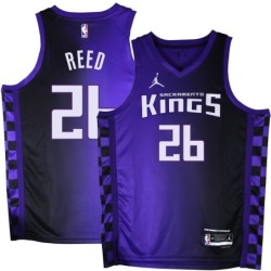 Kings #26 Hub Reed Purple Black Gradient Jersey