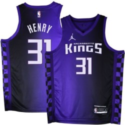 Kings #31 Conner Henry Purple Black Gradient Jersey