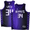 Kings #34 Michael Smith Purple Black Gradient Jersey