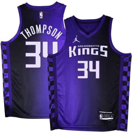 Kings #34 Jason Thompson Purple Black Gradient Jersey