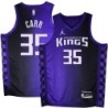 Kings #35 Antoine Carr Purple Black Gradient Jersey