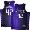 Kings #42 Bruce Douglas Purple Black Gradient Jersey