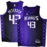 Kings #43 Jim Petersen Purple Black Gradient Jersey