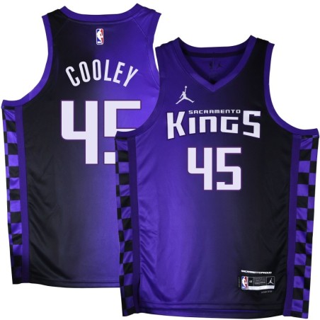 Kings #45 Jack Cooley Purple Black Gradient Jersey